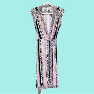 Y2K Diane von Furstenberg wrap dress